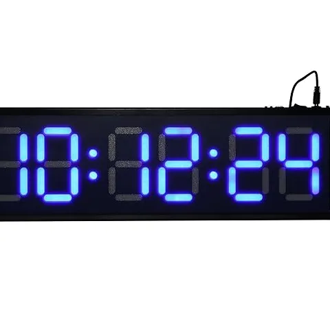 Skylink Jumbo GPS Synchronized Wall Clock — 6 Digit — SL-106-ING-B
