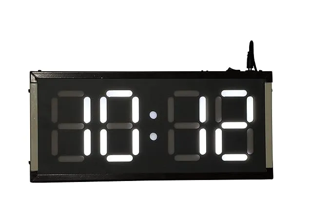 Skylink Jumbo LED Digital Wall Clock — RTC, 4 Digit — SL-104-IN-W