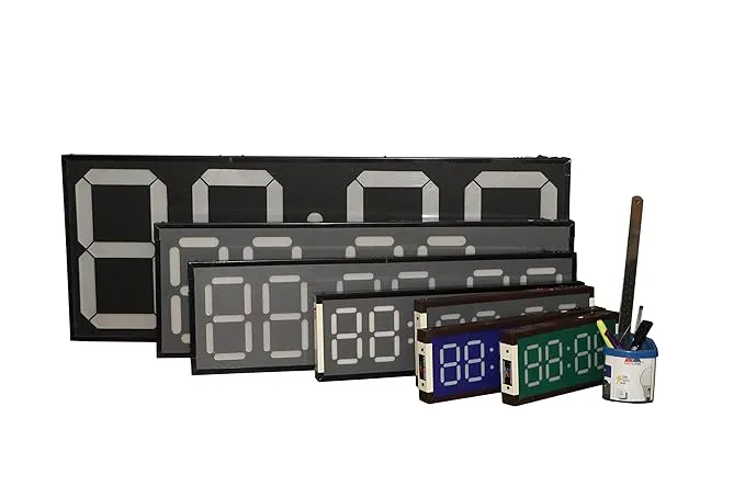 Skylink jumbo GPS synchronised LED wall clock